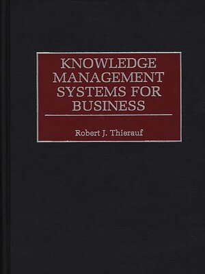 cover image of Knowledge Management Systems for Business